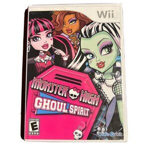 Monster High Ghoul Spirit Nintendo Wii Complete